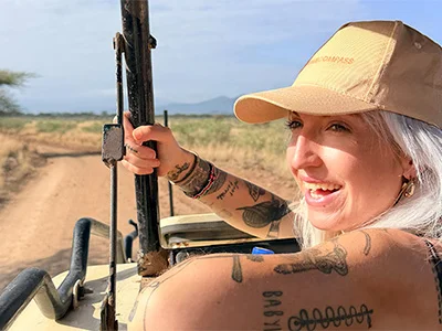 Cat von TourCompass auf Safari in Kenia