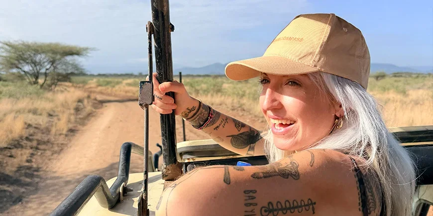 Katze von TourCompass auf Safari in Kenia