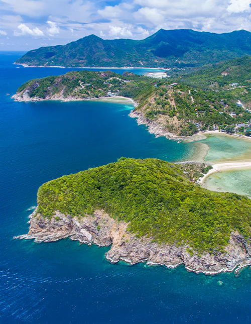 Blick über Koh Phangan, Thailand
