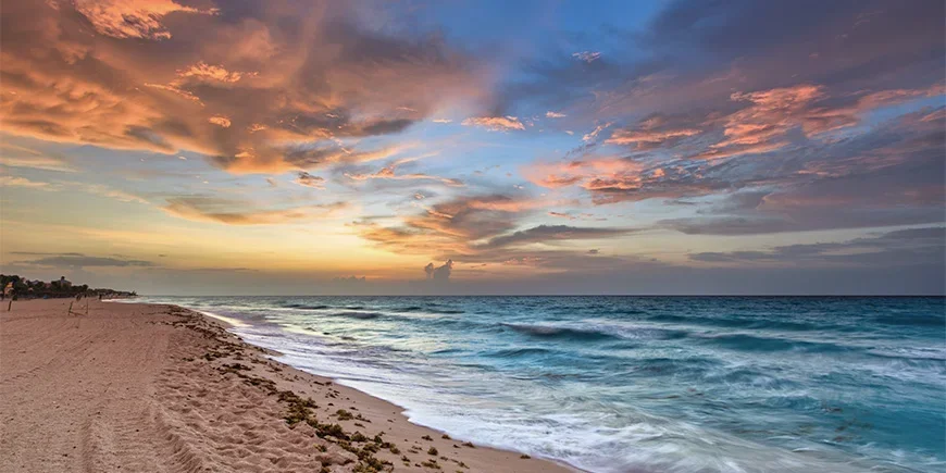 Sonnenaufgang in Playa del Carmen