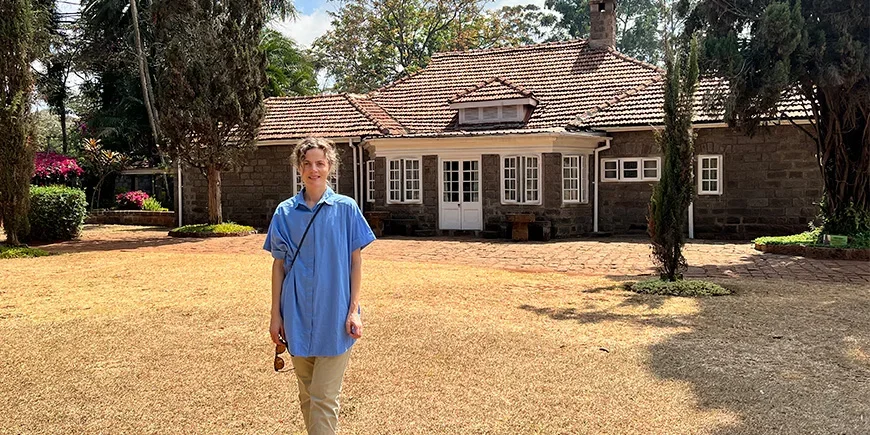 Ingun von TourCompass besucht das Karen-Blixen-Museum in Nairobi