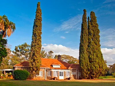 Karen-Blixen-Museum in Nairobi an einem sonnigen Tag