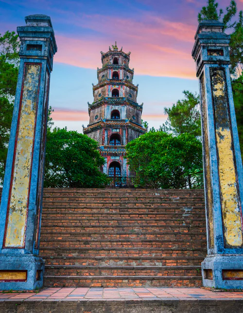 Thien-Mu-Pagode in Hué, Vietnam