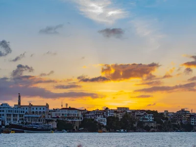 Die Küste von Mombasa