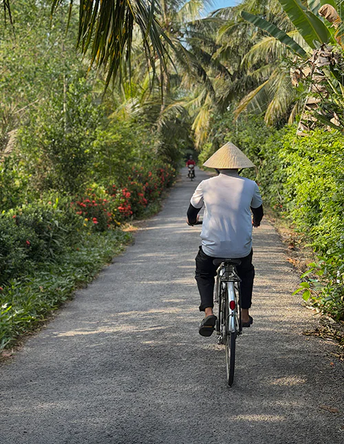 Fahrradtour im Mekong-Delta, Vietnam