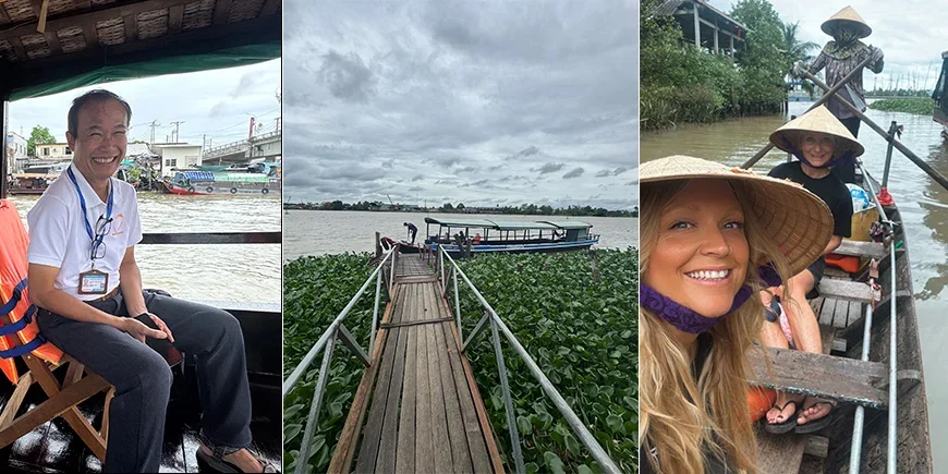 Millie im Mekong-Delta