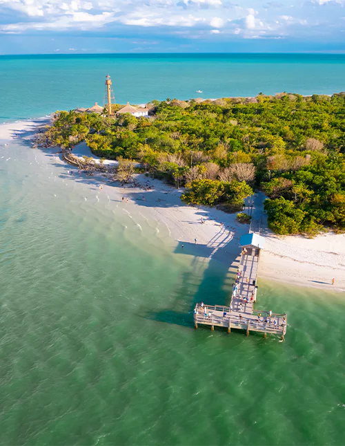 Sandstrand auf Sanibel Island