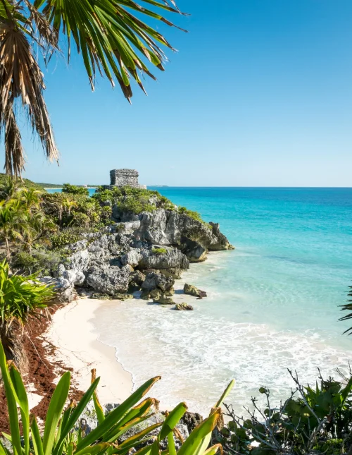 Die Maya-Ruinen in Tulum, Mexiko