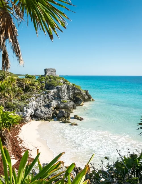 Die Maya-Ruinen in Tulum, Mexiko