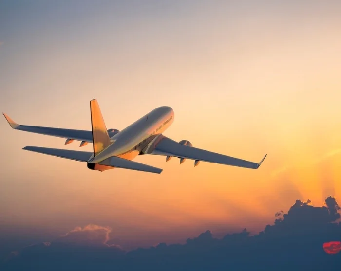 Fliegen Sie dem Sonnenuntergang entgegen auf Ihrem Weg nach Marokko