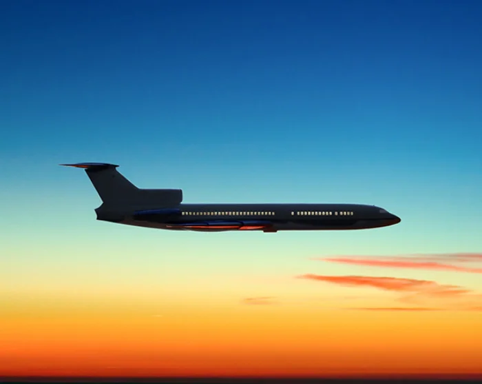 Auf dem Heimflug von Australien dem blauen Himmel entgegen