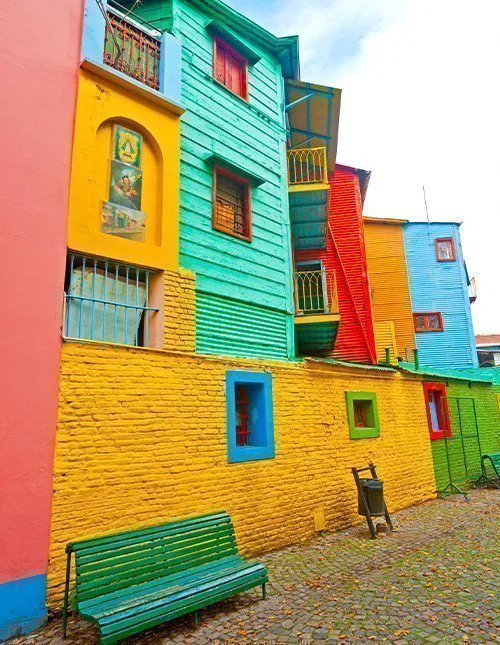 Das farbenfrohe La Boca in Buenos Aires