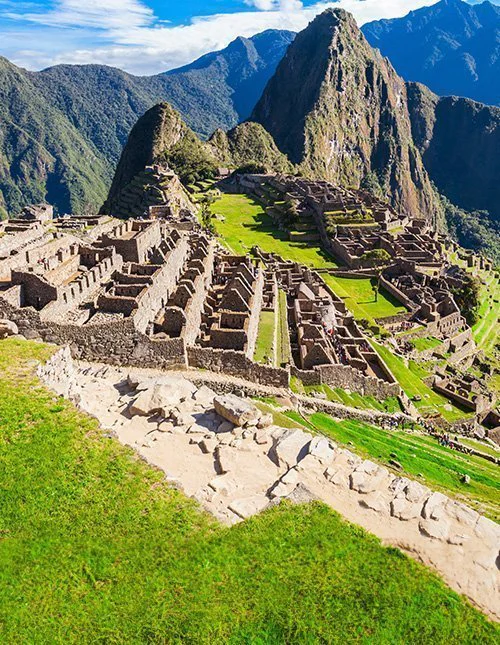 Wunderschöner Blick auf Machu Picchu