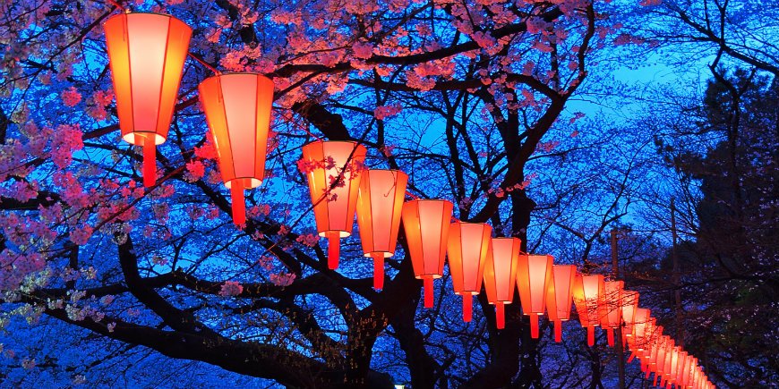 Lanternen in Tokio