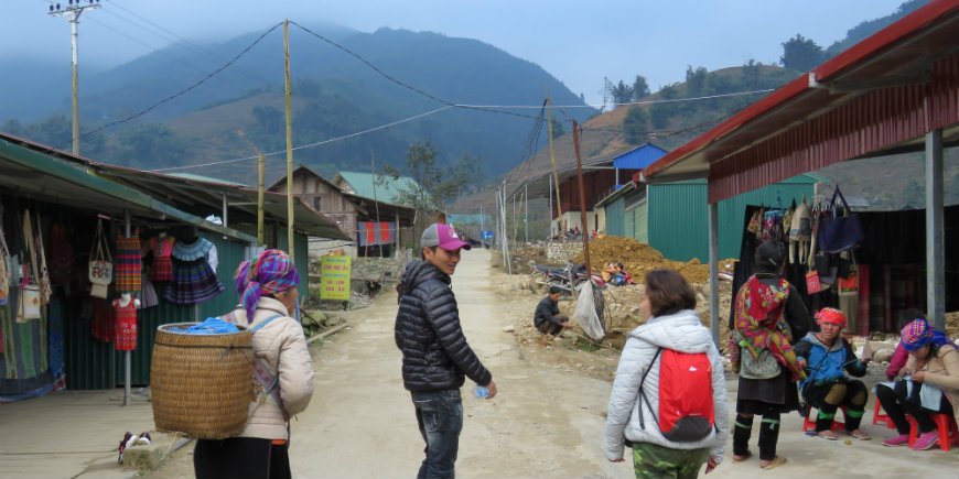 Straße in Vietnam