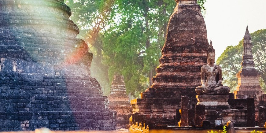 Der Geschichtspark Sukhothai