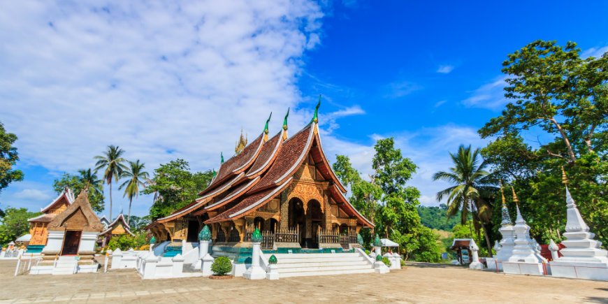 at Xieng Thong i Luang prabang Laos