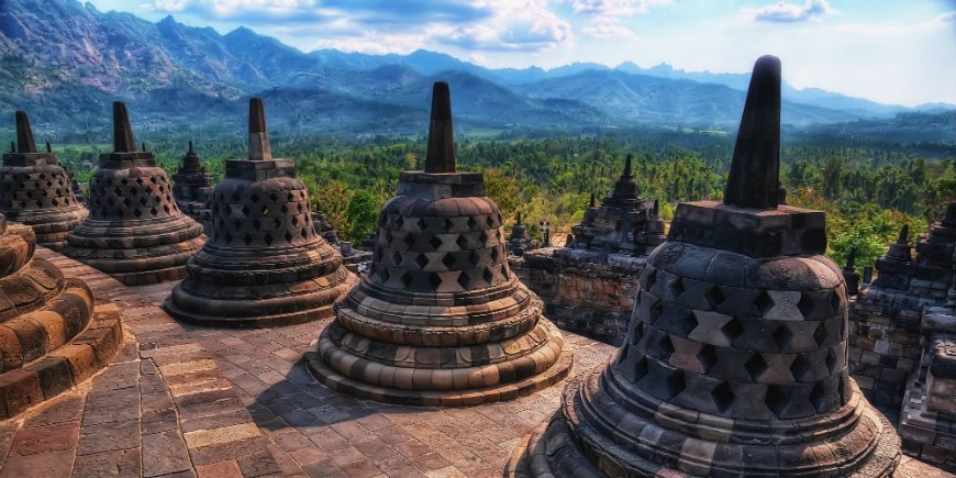 Borobudur auf Java