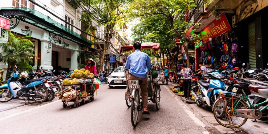 fahrrad in Vietnam