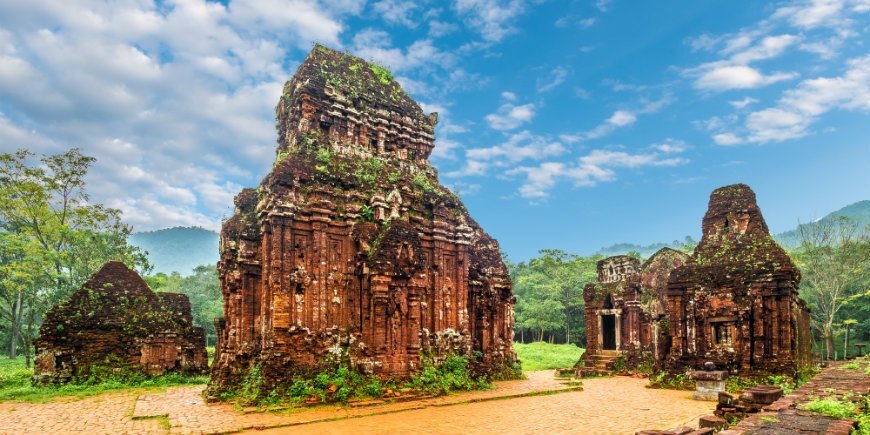 Das Tempelgebiet My Son in Vietnam