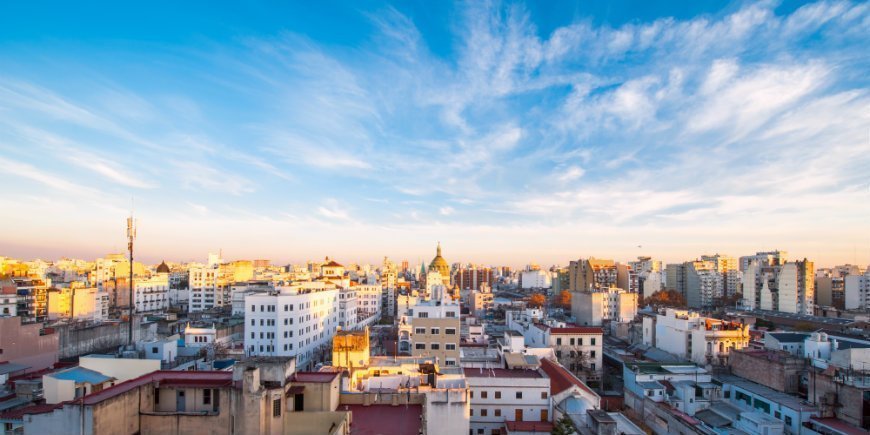 Sonnenaufgang in Buenos Aires