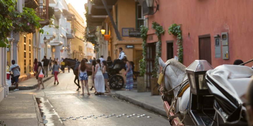 alte Stadt in Cartagena