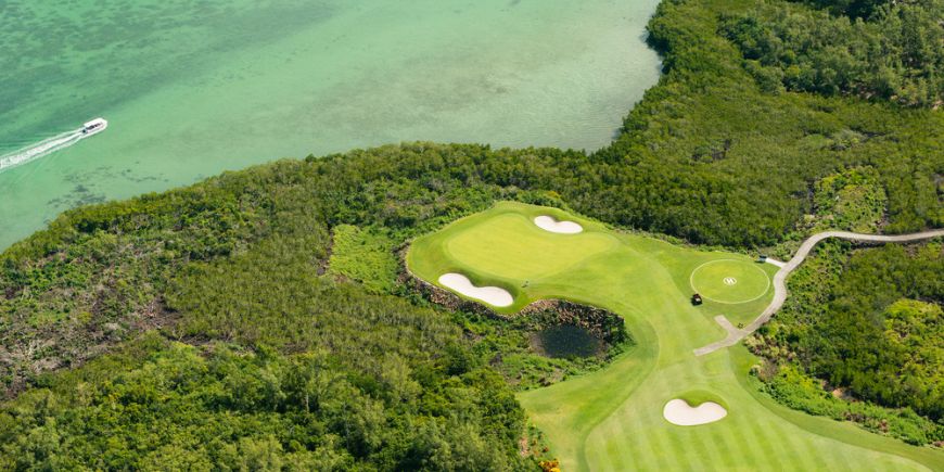 Golfplatz auf Mauritius
