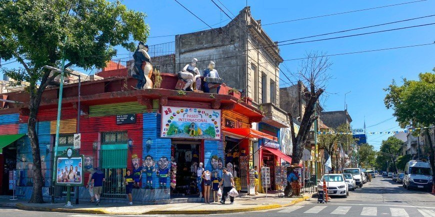 Ein Laden in La Boca, Buenos Aires