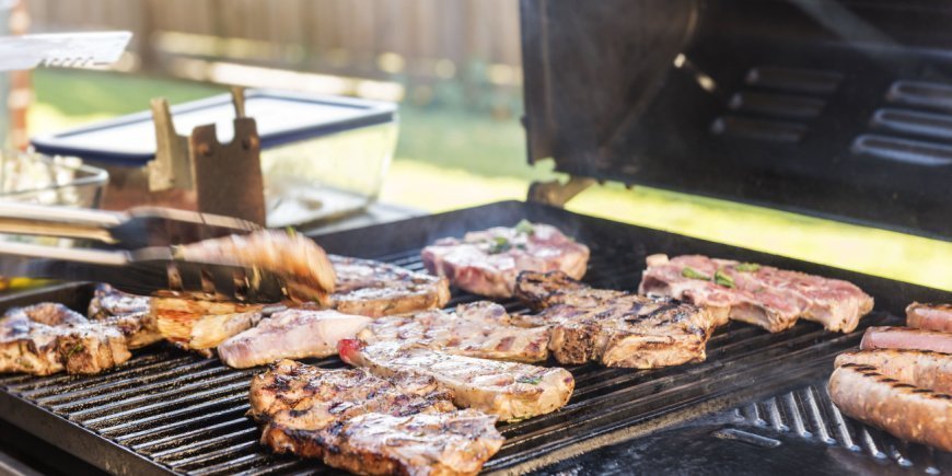 Australisches Grillfleisch auf dem Grill