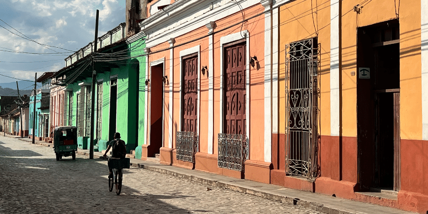 Straße in Trinidad