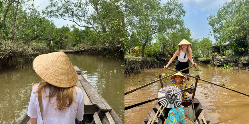 Bootsfahrt im Mekongdelta