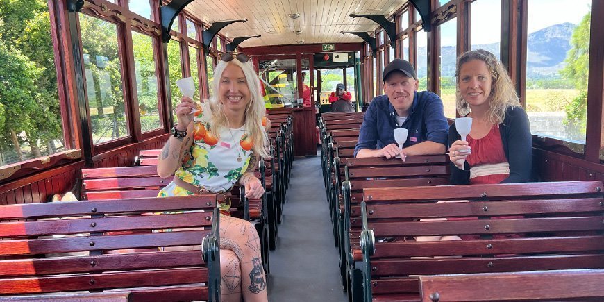 Winetram-Tour in den Winelands