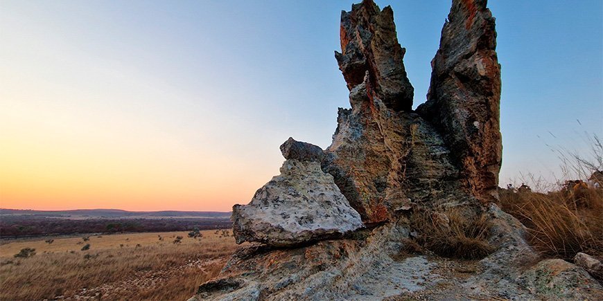 Die schönen Landschaften des Isalo-Nationalparks, Madagaskar