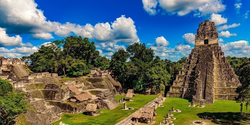 Ruinen im Tikal-Nationalpark in Guatemala