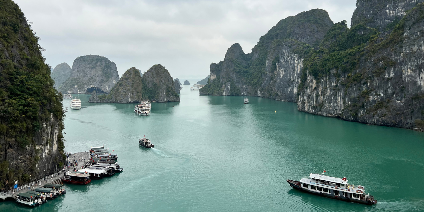 Boote in der Ha Long Bucht