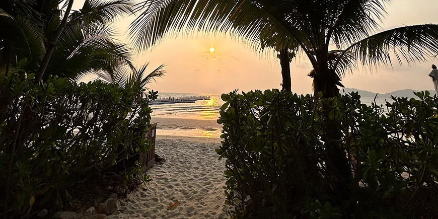 Sonnenuntergang auf der wunderschönen Insel Koh Samet
