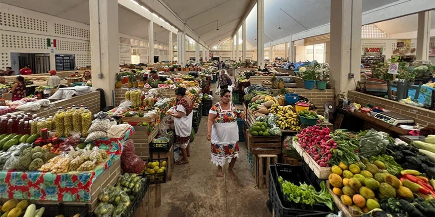 Mercado Municipal in Valladolid, Mexiko