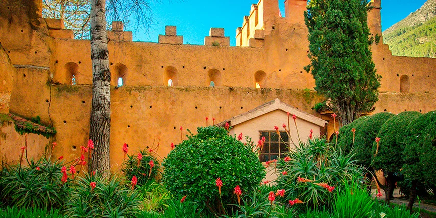 Kasbah-Garten in der Medina von Chefchaouen