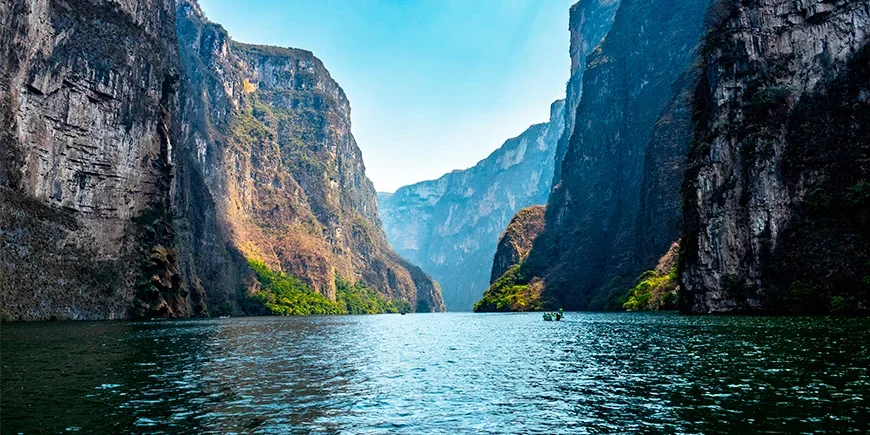 Sonniger Tag am Sumidero-Canyon