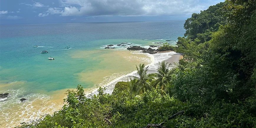 Wunderschöner Ausblick nahe der Insel Caño in Costa Rica