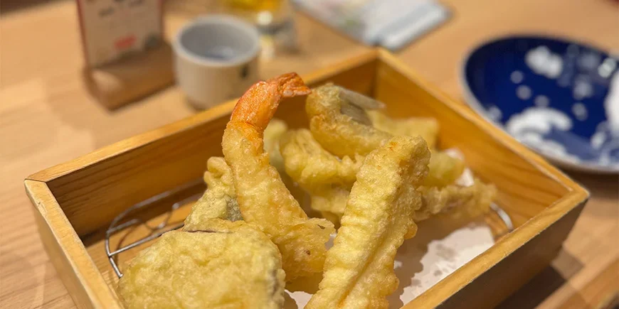 Tempura, wie es in Japan aussieht