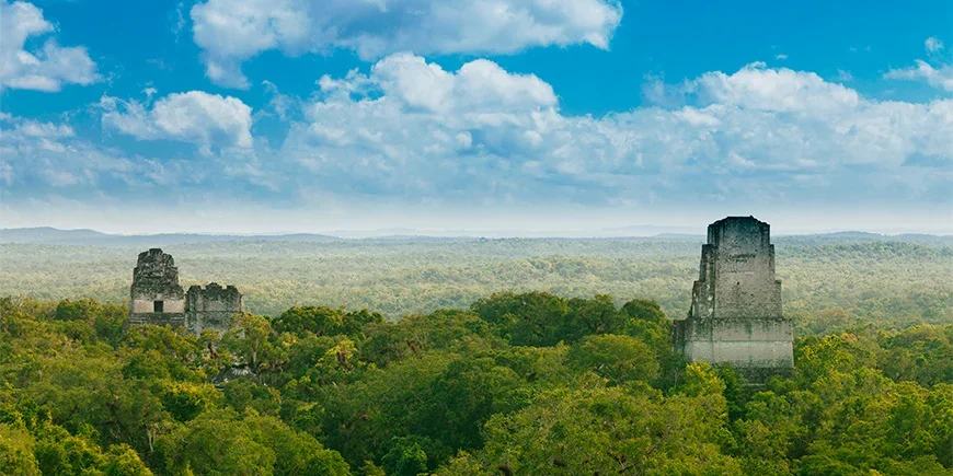 Die Tikal-Ruinen im Herzen des guatemaltekischen Dschungels