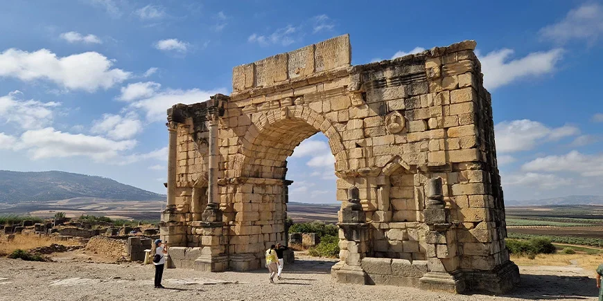 Triumphbogen in der Ruinenstadt Volubilis