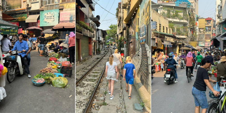 Wir probieren viele Verkehrsmittel in Vietnam aus
