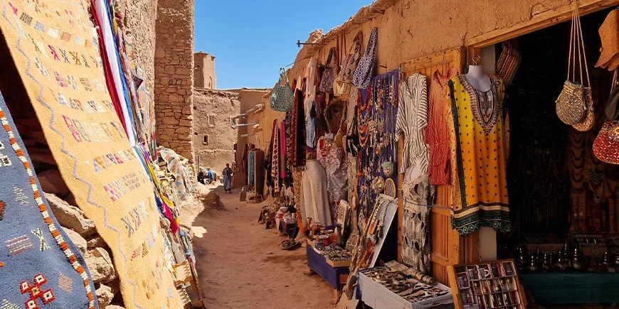 Lokales Geschäft in Ait Ben Haddou, Marokko