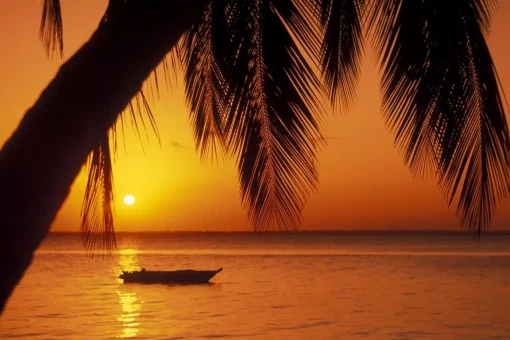 Sonnenuntergang auf Sansibar