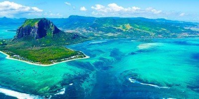 Mauritius von oben