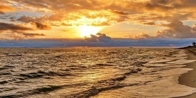 Magischer Sonnenuntergang am Strand von Varadero, Kuba