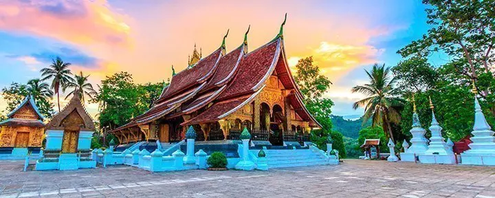 Tempel Wat Xien Thong in Luang Prabang, Laos