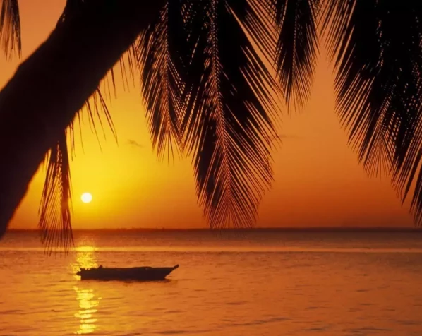 Sonnenuntergang auf Sansibar